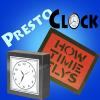Presto Clock - Stainless Steel