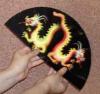 Color Changing Fan - Dragon - 7"
